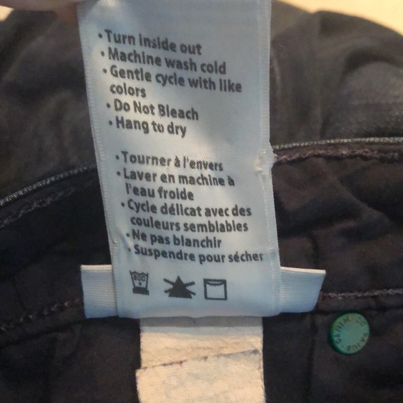 🤩 PAIGE Midlake Skyline Straight leg 34” super soft ink blue stretchy jeans - Picture 9 of 16